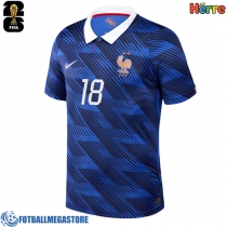 Fotballdrakt Herre Frankrike Warren Zaire-Emery #18 Hjemmedrakt VM 2026 Kortermet